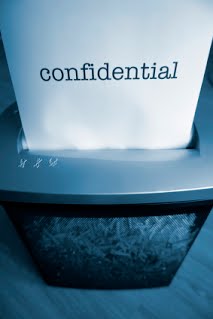shredding confidential documents